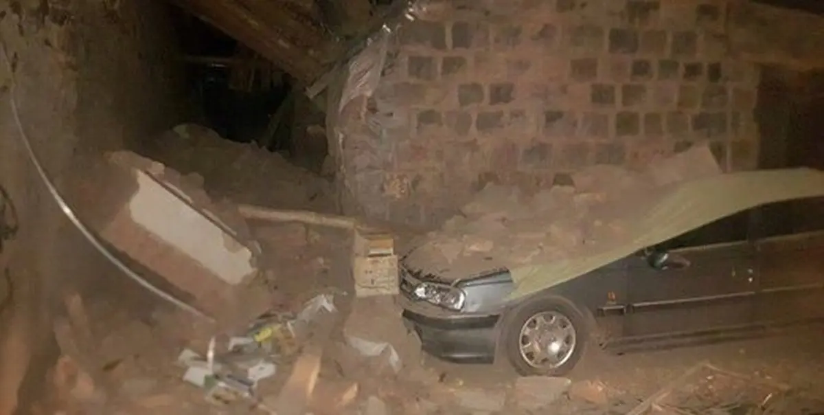 نخستین تصاویر از خسارات زلزله ۵/۹ ریشتری آذربایجان