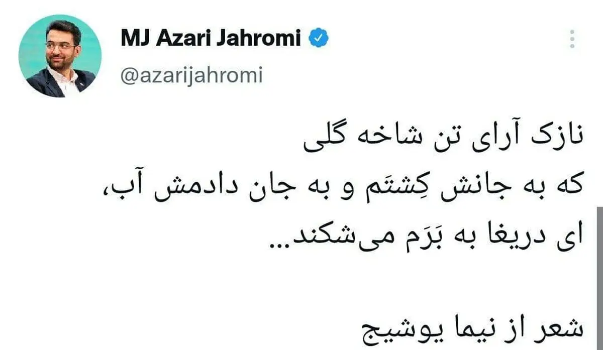 کنایه آذری جهرمی به تصویب طرح صیانت + عکس 