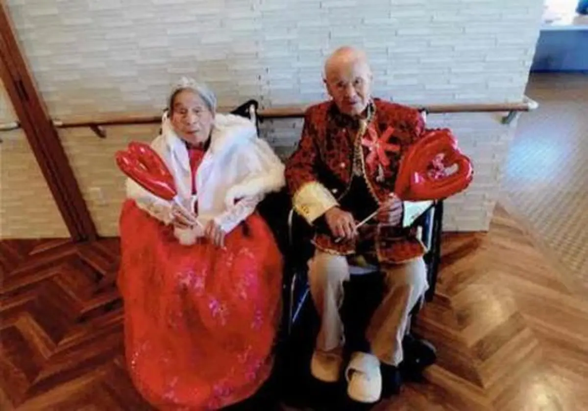 سالگرد ازدواج پیرترین زوج زنده دنیا