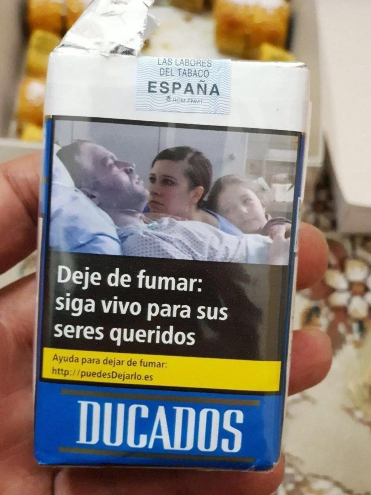 پیام خلاقانه روی پاک سیگاری در اسپانیا