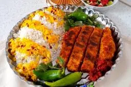 اینبار کباب مرغ رو با این سس مخصوص درست کن | کباب مرغ با سس زرشک خونگی +ویدئو