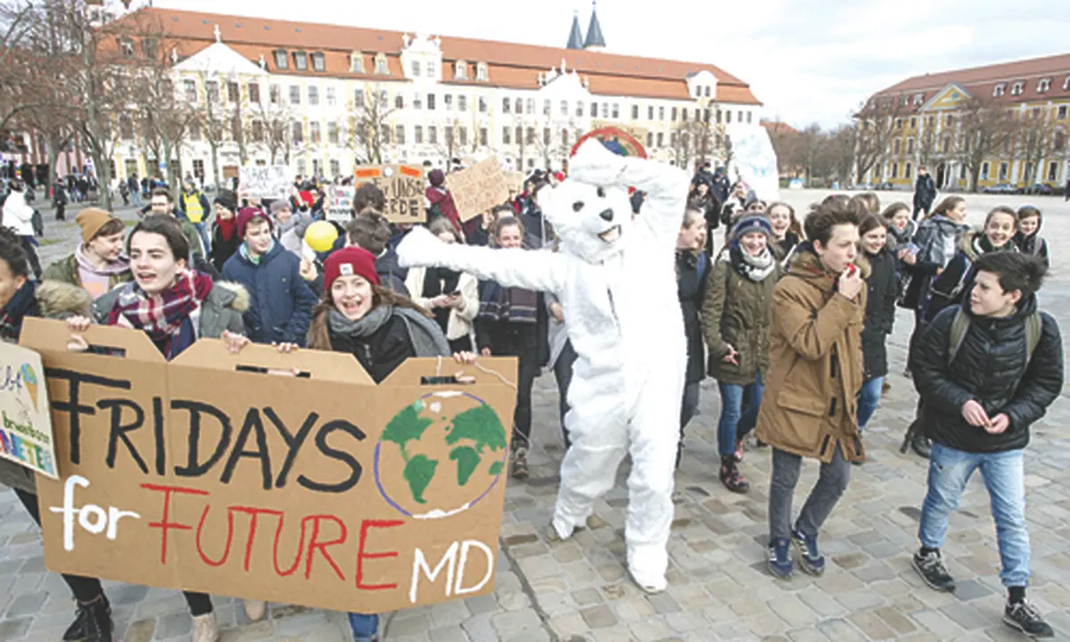 دانش‌آموزان جهان علیه تغییرات آب‌وهوایی