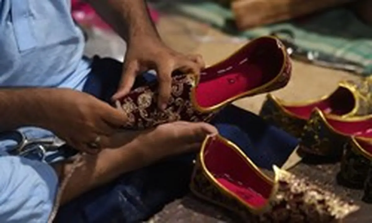 کفش سنتی مردم پاکستان در عید فطر