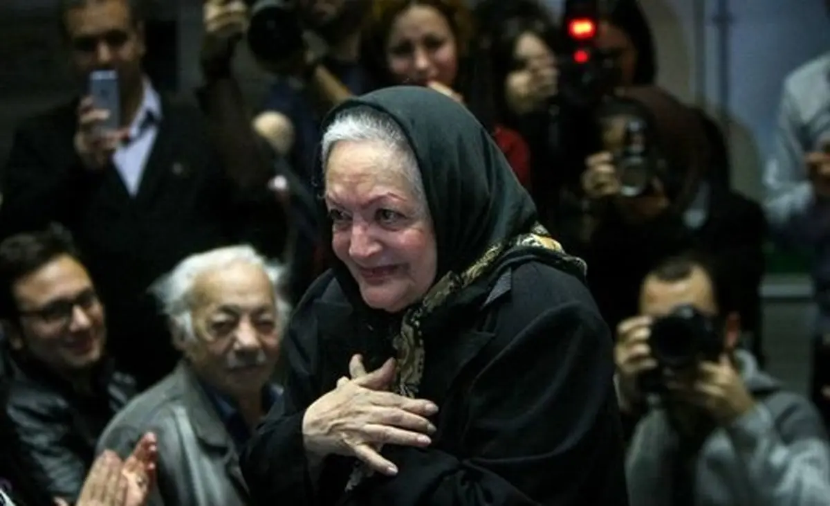 حضور شهلا ریاحی در یک جشن هنری پس از سال‌ها