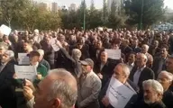 تجمع اعتراضی کارکنان مخابرات آذربایجان‌شرقی
