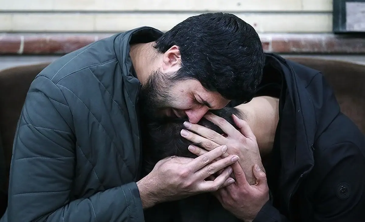 اشک‌های فرزند سردار قاسم سلیمانی