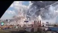 لحظه انفجار در بزرگترین کارخانه فشفشه سازی ترکیه + ویدئو