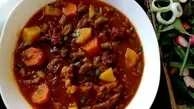خوراک لوبیا بدون گوشت و مرغ | گیاهی ترین خوراک و بمب ویتامین +ویدئو