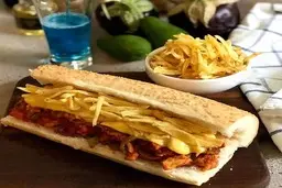  ساندویچ مرغ بندری رو حتما امتحان کن، محشره | طرز تهیه ساندویچ مرغ بندری خوشمزه و مخصوص با قارچ و پنیر