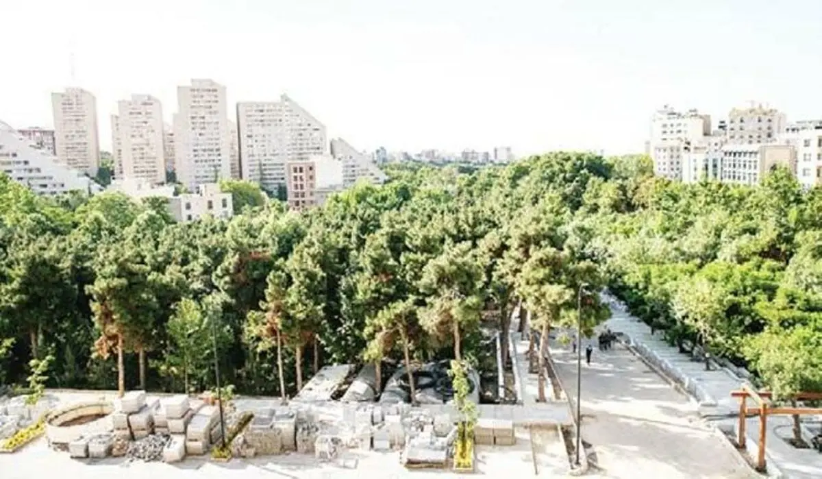 قطع درختان | قطع درختان در  باغ بهشت تهران