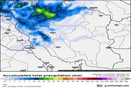 این هفته باران می‌بارد | خبر خوب آسمان برای تهرانی‌ها+ نقشه