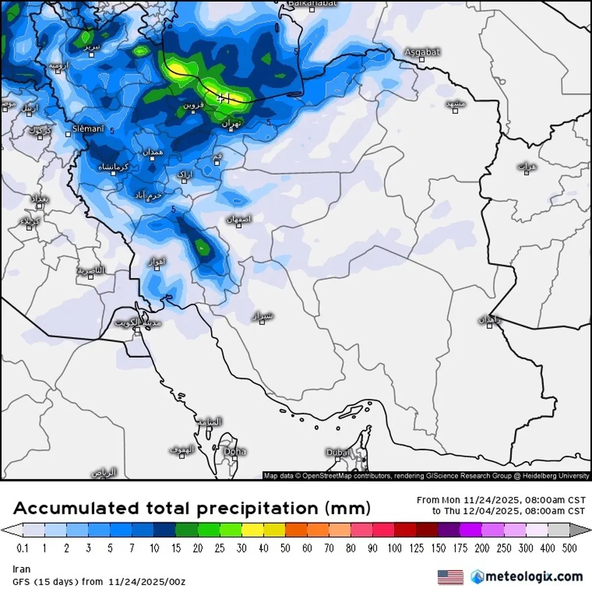 این هفته باران می‌بارد | خبر خوب آسمان برای تهرانی‌ها+ نقشه