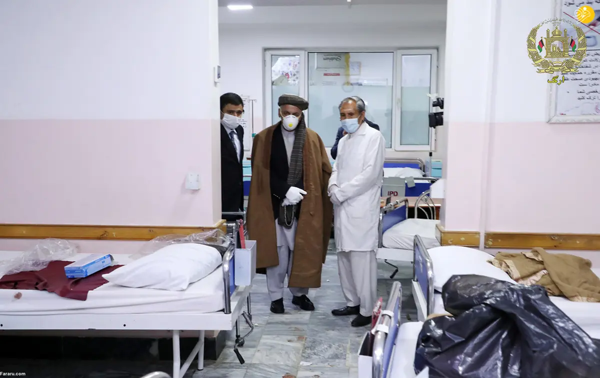 اشرف غنی از زایشگاهی که  مورد حمله مسلحانه قرار گرفت، بازدید کرد.