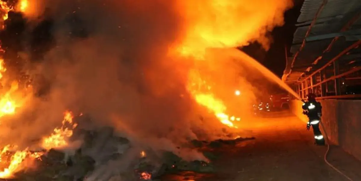 شیطنت رسانه‌های ضدایرانی | انتشار ویدئوی آتش‌سوزی تبریز به نام انفجار اصفهان!+ویدئو 