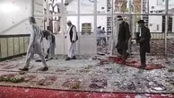 لحظه حمله به مسجد شیعیان در پیشاور پاکستان +ویدیو