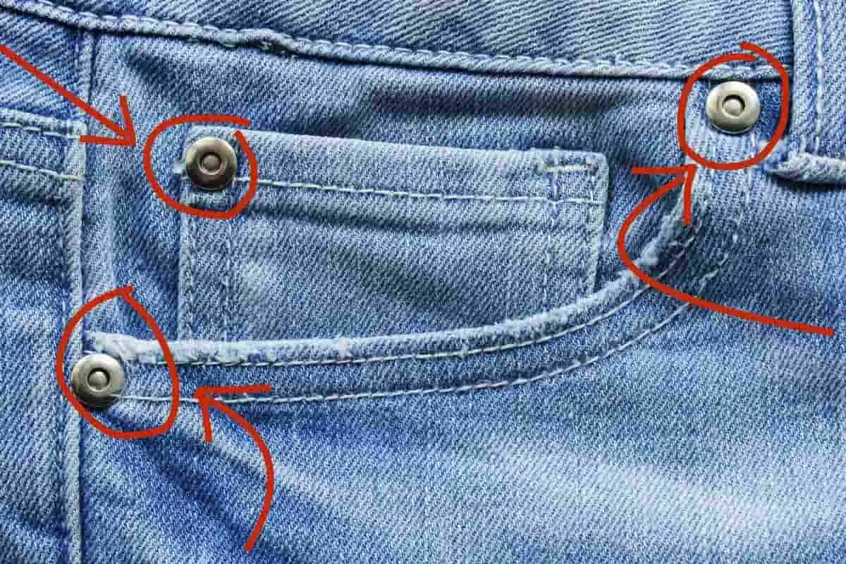 کاربرد 6 دکمه فلزی کوچک در شلوار‌ لی چیست؟ | دلیل جالب دوخت دکمه های فلزی شلوار جین +تصویر