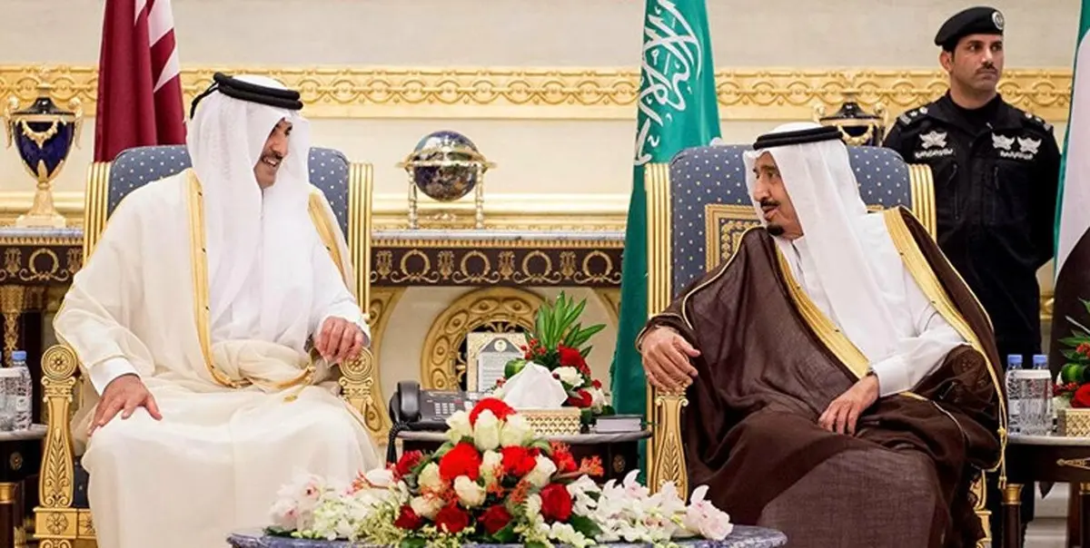دعوت رسمی شاه سعودی از امیر قطر برای حضور در نشست شورای همکاری خلیج فارس