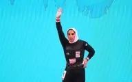 وزنه برداری قهرمانی آسیا| الهام حسینی شانس کسب برنز یک ضرب را از دست داد