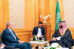 لاریجانی پس از دیدار با بن‌سلمان چه گفت؟