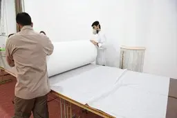  تولید ماسک توسط طلاب خارجی در قم 