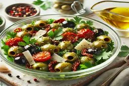 طرز تهیه سالاد زیتون | یک بار هم که شده امتحان کن که مطمئنم عاشقش می‌شی! +ویدئو