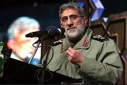 فرمانده نیروی قدس سپاه: هرگز فلسطین را تنها نخواهیم گذاشت