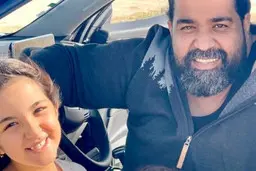 حیوان خانگی غول‌پیکر دختر رضا صادقی جنجالی شد+تصویر 