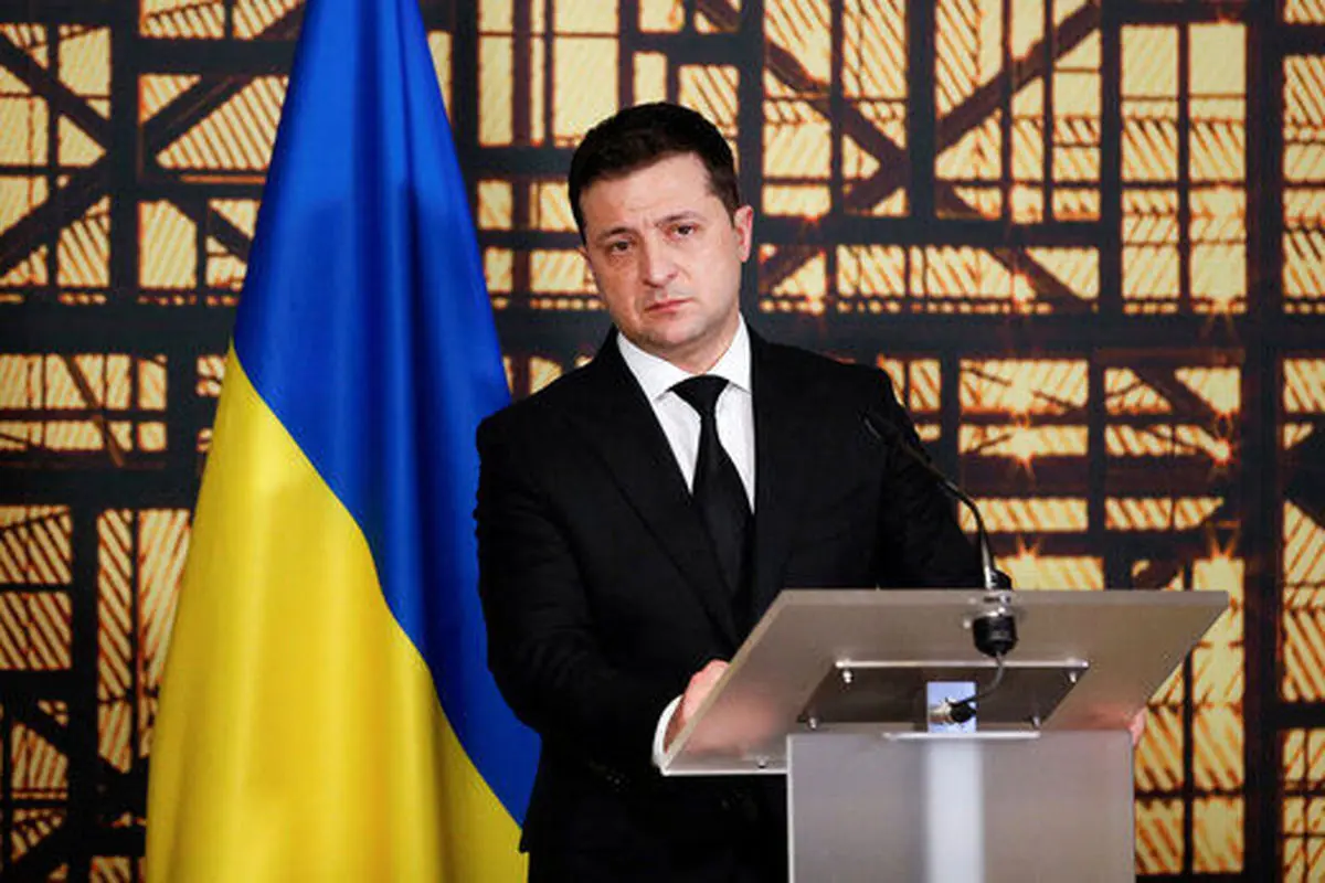 زلینسکی: من در کی‌یف هستم و مشغول دفاع از اوکراینم+ویدئو