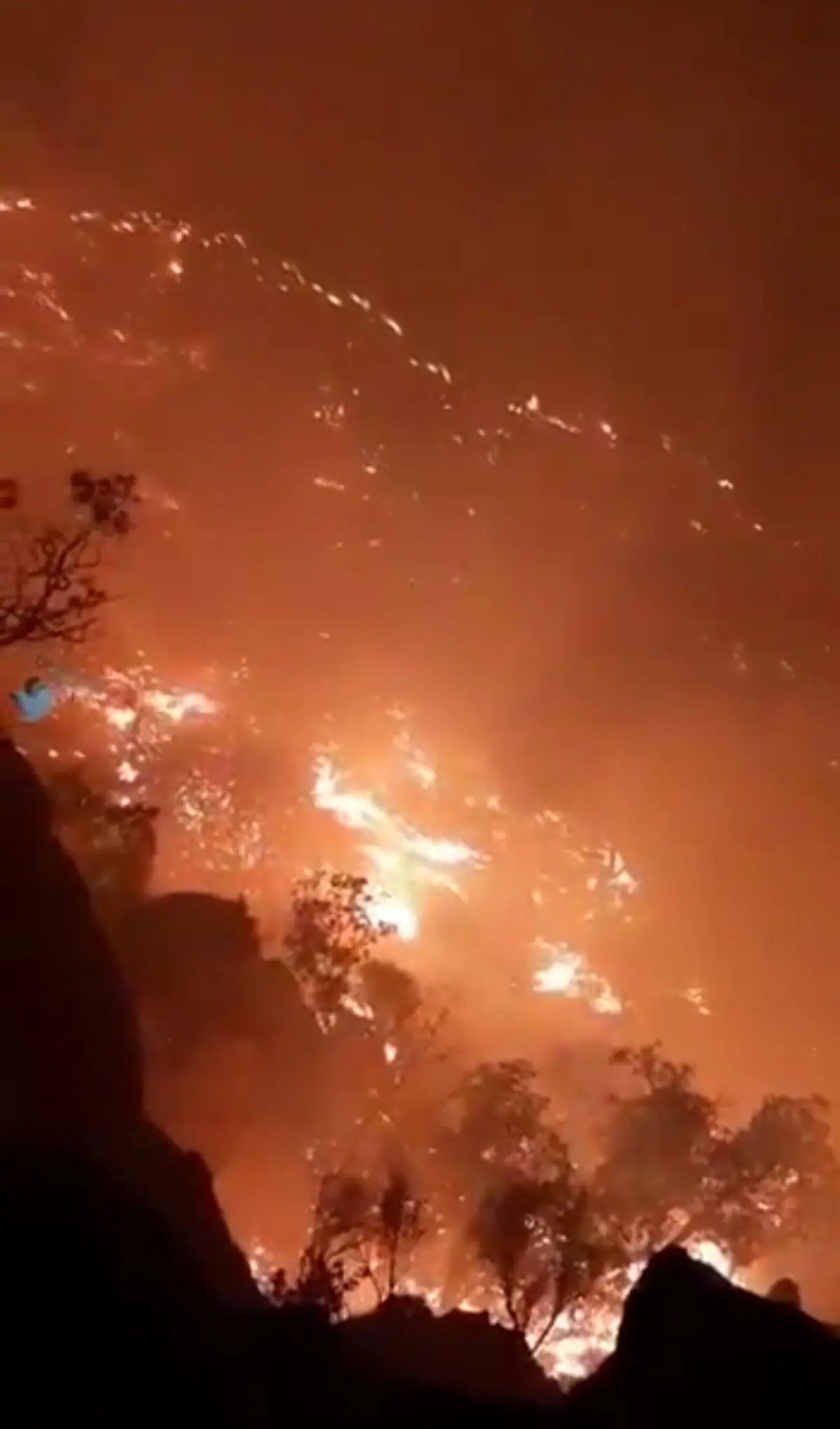 آتش‌سوزی در ارتفاعات گچساران
