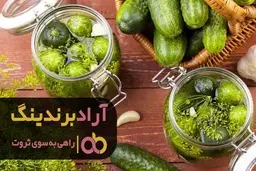 خیار شور خانگی گازدار با ماندگاری بالا