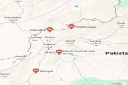 یک شهر در سیستان و بلوچستان پاکستان تسخیر شد | عملیات دره بولان ۴۵ کشته داشت +ویدئو