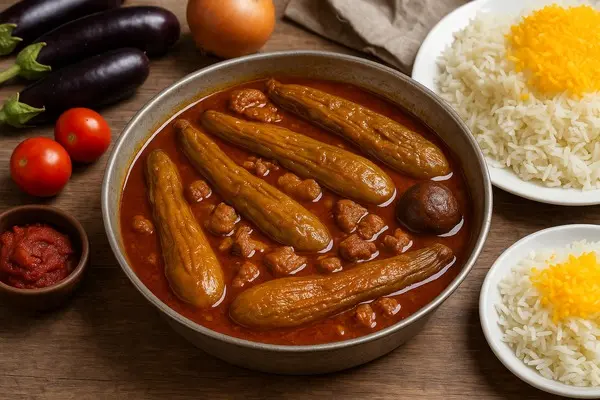 طرز تهیه خورش بادمجان | دیگه خورش‌های تکراری درست نکن!‌ +ویدئو