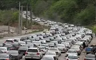 
ترافیک سنگین در جاده کرج - چالوس
