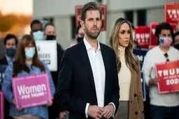 انتخابات امریکا  |  یک هفته بعد از انتخابات پسر ترامپ مردم را به رای دادن فراخواند! 