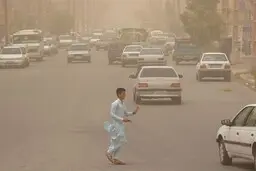 

غلظت ذرات غبار در هوای زاهدان به 469 واحد رسید 
