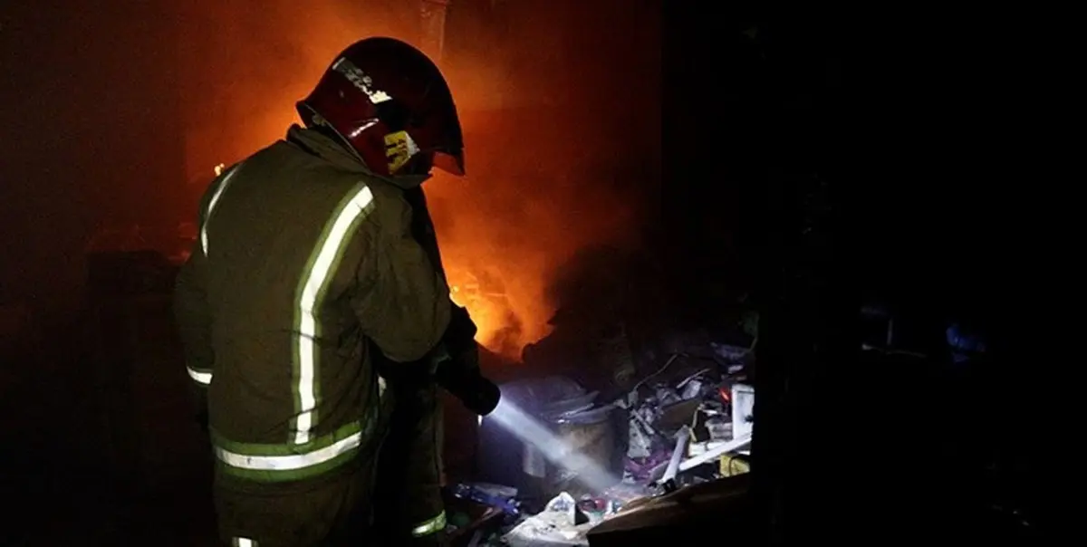 آتش‌سوزی در پاساژ تیراژه تهران | 14نفر مصدوم ‌‌‌‌شدند+ویدئو