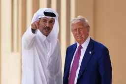 تماس تلفنی امیر قطر با دونالد ترامپ برای کاهش تنش در منطقه