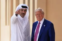 تماس تلفنی امیر قطر با دونالد ترامپ برای کاهش تنش در منطقه