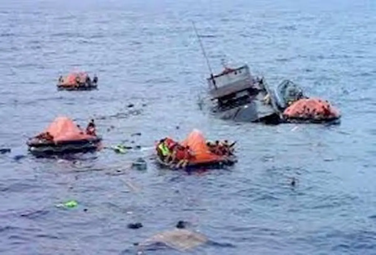 97 پناهجو در واژگونی قایق ناپدید شدند