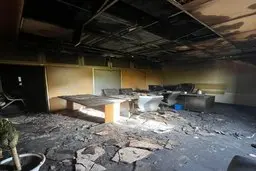 آتش سوزی سازمان مدیریت پسماند شهرداری  + تصویر