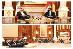 شرکت ظریف در ضیافت افطاری نیچروان بارزانی