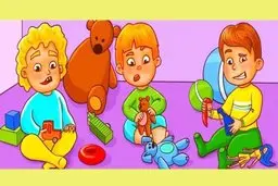 معما؛ آیا می توانید کودک دختر را در میان کودکان پسر تشخیص دهید؟ + پاسخ
