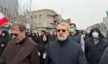 حضور علی لاریجانی در راهپیمایی روز قدس | ملت ایران رشید و بااراده است!