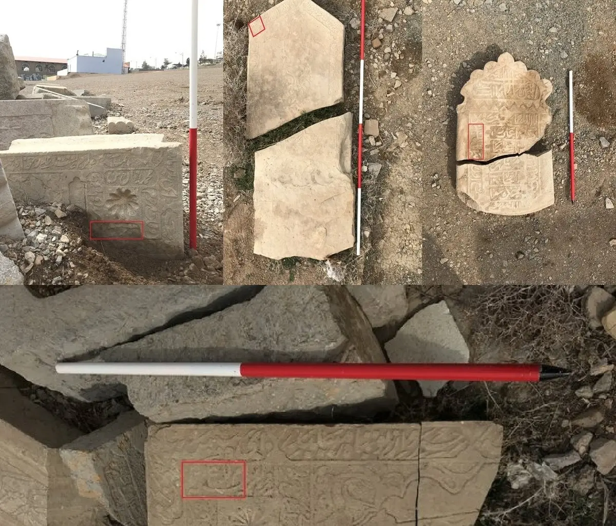 تخریب سنگ قبرهای عصر صفوی در اصفهان
