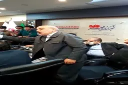 درگیری در جلسه رسانه ای بررسی اعتبار نامه تاجگردون که در خبرگزاری مهر انجام میشد + ویدئو