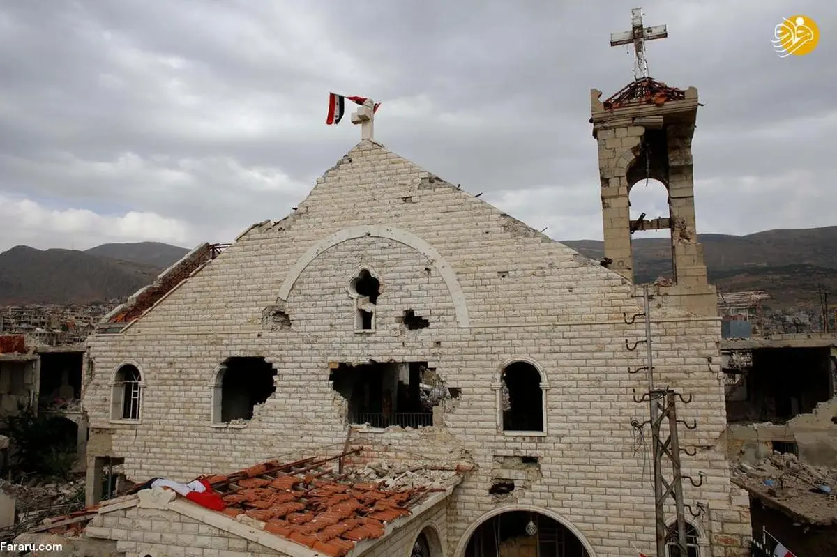 کلیساهای تخریب شده در جنگ سوریه