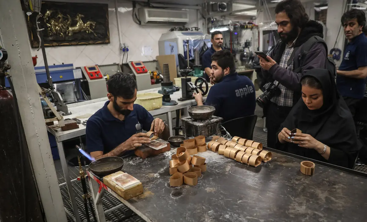 کارگاه‌ تولید طلا در تهران