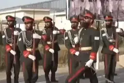 رونمایی از یگان تشریفات طالبان  + ویدئو