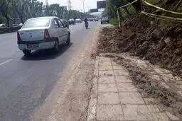 علت رانش اتوبان همت تهران اعلام شد