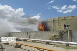  آتش سوزی | علت حادثه آتش‌سوزی درنیروگاه شهید باکری در دست کارشناسی است.